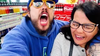 TROLLEI MINHA MÃE COM RAP NO MERCADO| Rafinha Sanchez