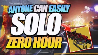 ANYONE can SOLO Legend Zero Hour EASY! Outbreak Perfected Catalysts & SOLO FLAWLESS Destiny 2