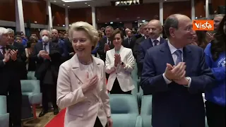 Mattarella e von der Leyen inaugurano l’anno accademico dell'Università di Palermo