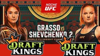 Noche UFC Draftkings Picks & Predictions | Valentina Shevchenko vs Alexa Grasso 2