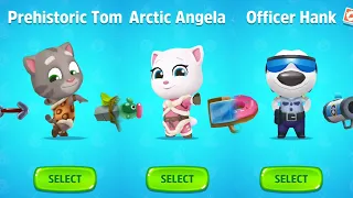 Talking Tom Splash Force - Astro Tom vs Arctic Angela vs Officer Hank Unlocked New Fun Game Gameplay