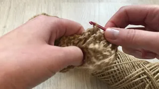 Вязание из каната крючком