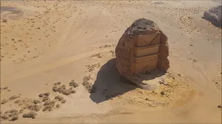 Exploring AlUla, Saudi Arabia, from the sky on a helicopter ride.