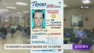 The waiver that delayed renewing your Texas drivers license is set to expire April 14 in