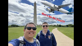 What Do You Mean We Won't Get On This Flight??? | Flying Non-Rev for an Epic Day in Washington, D.C.