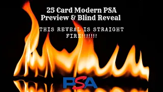 PSA 25 Card Modern Preview & Blind Reveal ....High Grades & Lots Of Pop 1'S