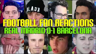 MADRID & BARCELONA FANS REACTION TO REAL MADRID 0-1 BARCELONA | FANS CHANNEL