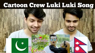 Pakistani boys react to maya luki luki cartoon crew nepali song