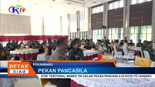 STAF TERITORIAL MABES TNI GELAR PEKAN PANCASILA DI KOTA PEKANBARU