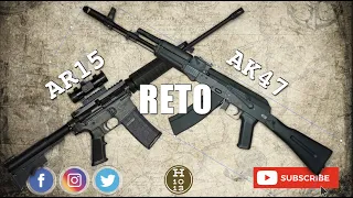 Reto de poder de penetración AK47 vs AR15 | en español