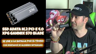 NUEVO SSD ADATA XPG GAMMIX S70 BLADE M.2 PCI-E 4.0 | LUCHARÁ POR EL TRONO DE LOS SSD M.2 PCI-E 4.0