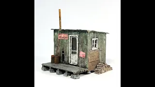 Kit #5035 O/On30 1:48 Scale Neds Shed designed by Thomas Yorke