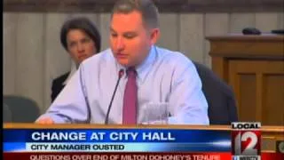 Questions over Resignation of City Manager