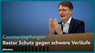 Corona Update: Karl Lauterbach und RKI-Präsident Lars Schaade zur aktuellen Corona-Lage