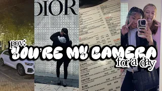 POV : YOU’RE MY CAMERA FOR A DAY || grwm, out to eat, photos