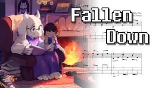 Fallen Down / 落ちてきた子 (UnderTale OST)  | solo guitar tab ソロギター タブ譜