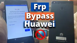 Huawei P9 lite HUAWEI VNS-L31 REMOVE FRP | Without PC