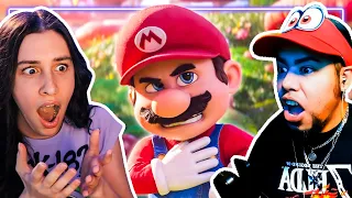 Gamers REACT to The Super Mario Bros. Official Movie Trailer
