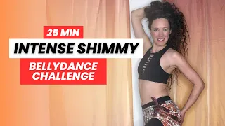 WEEK 1 #bellydance challenge | 25 MIN shimmy workout [SWEATY & HAVE FUN]