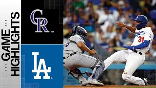 Rockies vs. Dodgers Game Highlights (8/11/23) | MLB Highlights