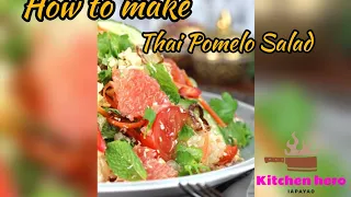 How to make pomelo salad