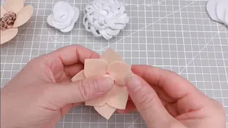 Felt Flower Decorative Painting Tutorial--From Laribbons