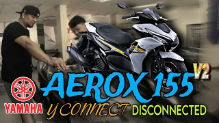 YAMAHA AEROX 155 V2 - MATTE GRAY STANDARD VERSION | Y-CONNECT DISCONNECTED NA! 2 YEARS WARRANTY
