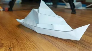 Fold paper in boat | Easy steps make boat | Origami high speed boat #papercraft #paper #art #boat