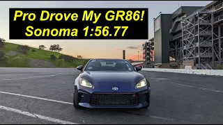 Pro Driving My GR86 - 1:56.77 Sonoma Lap