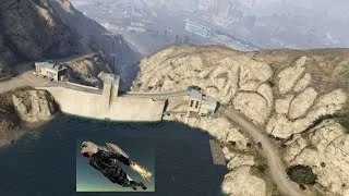 The Lighthouse & The Dam - GTA 5 Jetpack / Chiliad Mystery