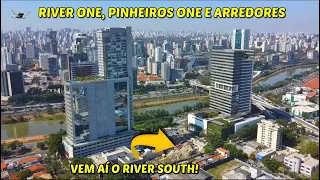 Drone no Butantã: Início das obras do River South mais River One, Pinheiros One e região - São Paulo