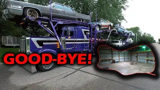 We hired a Insane Custom Car Hauler for our Move (Good-bye Shop!)