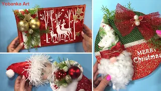 3 Original Ideas for Christmas Crafts, with cardboard and fabric