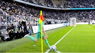 Toni Kroos brilliant direct corner goal against Valencia