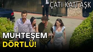 Çift Olarak Partiye Katıldılar!  - Çatı Katı Aşk 6.Bölüm