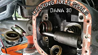 JEEP AXLE SEAL REPLACEMENT
