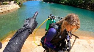 Metal Detecting a Treasure Trove in the River! Found Money and iPhone!