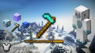 The Fastest Way to Get Glacial Scythe on Ironman | Hypixel Skyblock