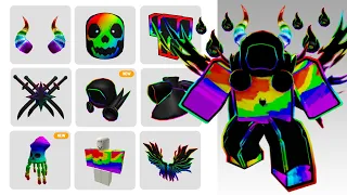 22 BEST RAINBOW DOMINUS LIMITED ITEMS - HOW TO GET FREE ITEMS IN ROBLOX