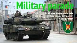 Military parade in Vilnius, original sound #vilnius #military #parade #Lietuvos kariuomenė