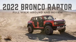 OFF-ROAD BEAST: 2022 Ford Bronco Raptor Walk-Around | Bronco Nation
