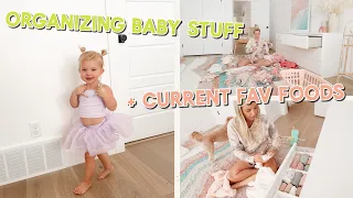 baby #2 prep!! organizing clothes, deep cleaning & easy 15 minute vegan dinner!