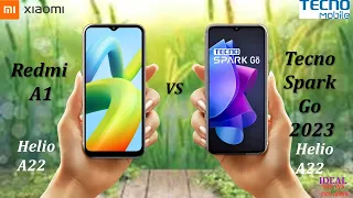 redmi A1 vs Tecno Spark Go 2023 comparison