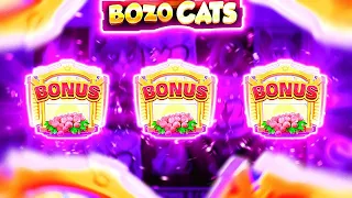 Я ВЫБИЛ МАКСИМАЛЬНУЮ БОНУСКУ В BOZO CATS (ПЯТЬ БУСТОВ)