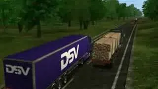 Euro Truck Simulator 2008 mountain road2 Bordoeaux Lyon