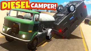 I Found a Diesel Truck to Haul My Modded Camper in The Long Drive!