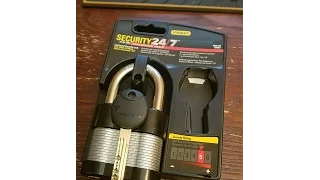 [ 16 ] Mul-T-Lock Jr. Stanley 24/7 60mm. Padlock - Pick & gut