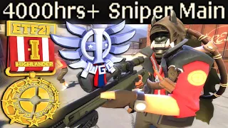 What 4000+ hours of Sniper experience looks like (TF2 Highlander Gameplay)