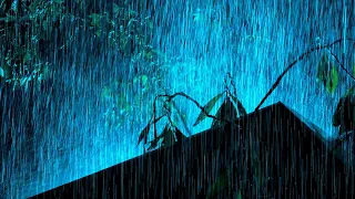 Heavy Rain and Thunder Sounds on a Tin Roof for Sleep Instantly | Healing of Anxiety & Beat Stress.