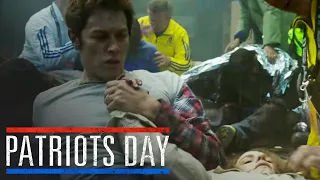 'Aftermath of the Explosion' Scene | Patriots Day